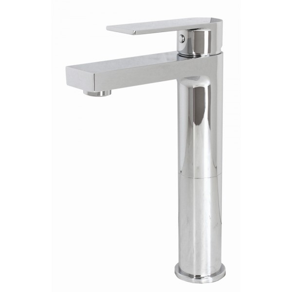 Adrian Style Polished Chrome Solid Brass Single Hole Lever Bathroom Vanity Lavatory Faucet
